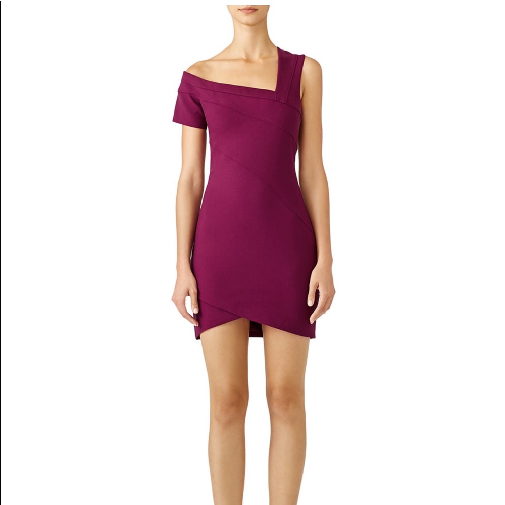 Cinq a Sept Berry Coralisa Dress